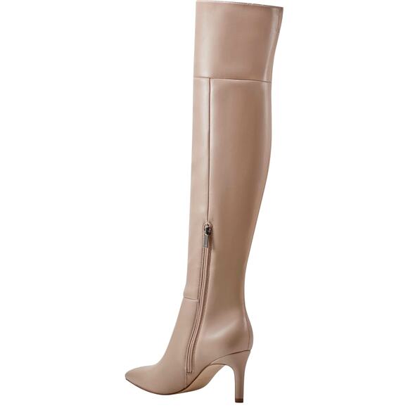 Marc Fisher LTD Genessa 2 Pointed Toe Over the Knee Boot Med Natural 8 - Picture 5 of 7